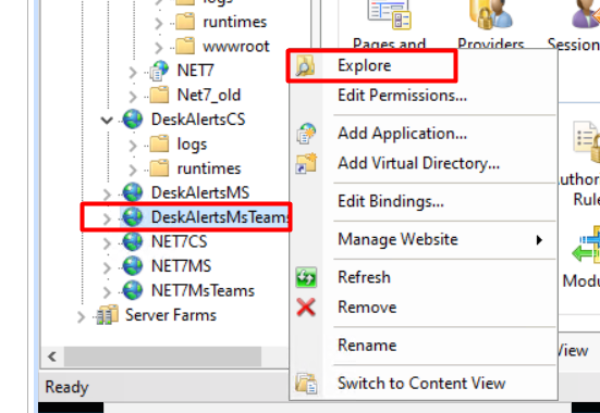 Exploring teams service directory