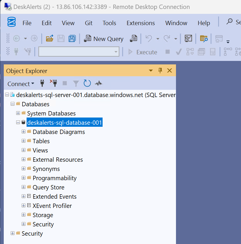 test sql connection from webserver