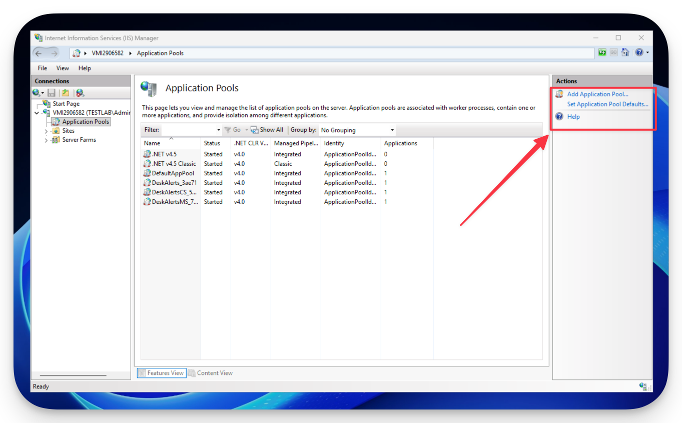 IIS Application Pools